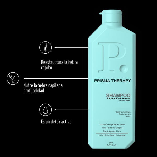 Shampoo Reparación Intensiva - Raíz Grasa - Imagen 2